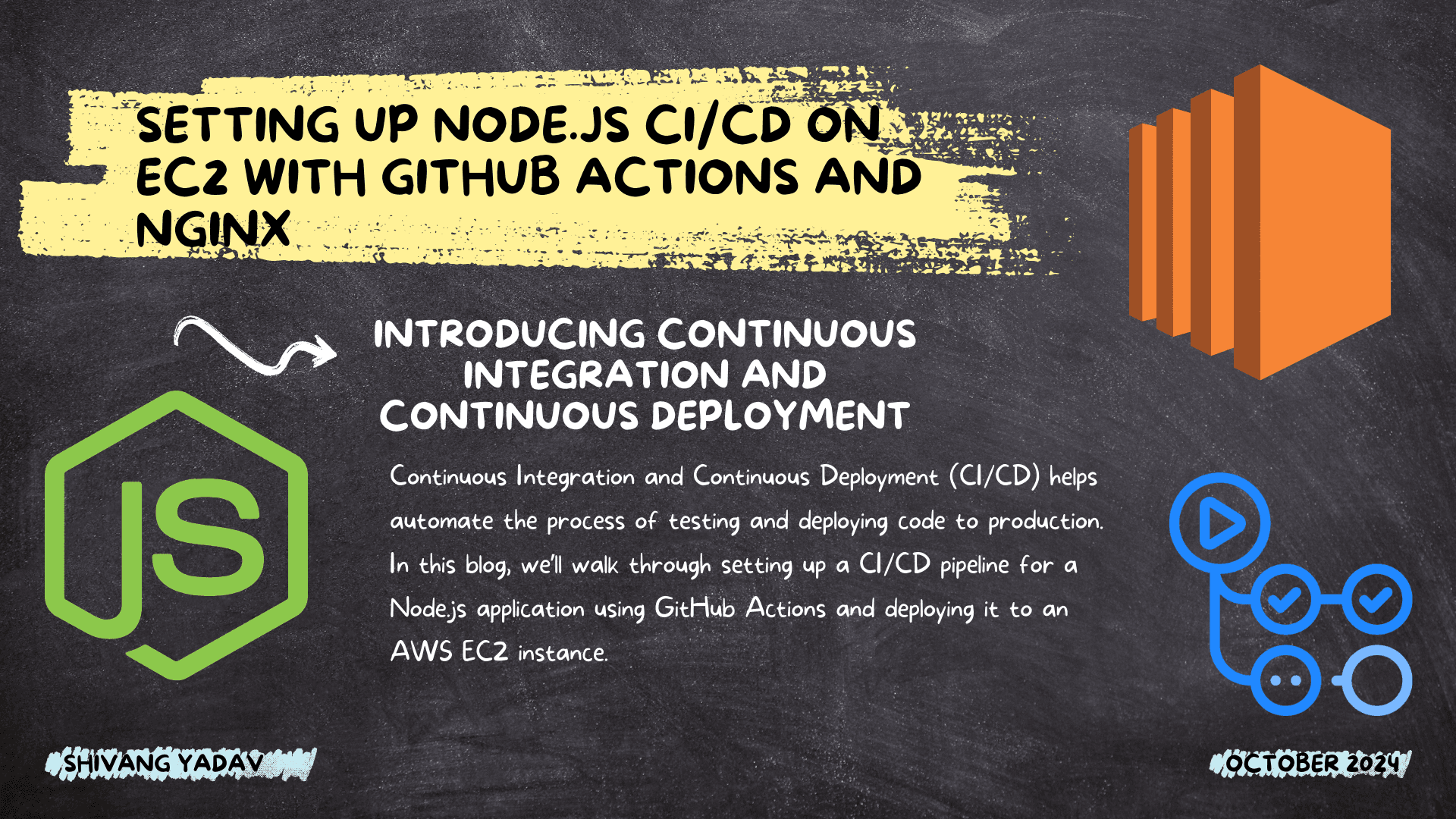 Setting Up Node.js CI/CD on EC2 with GitHub Actions and Nginx